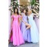 Glamour Long Pink Tulle Feather Off The Shoulder Prom Dress With Slit