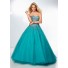 Gorgeous Ball Gown Sweetheart Lime GreenTulle Beaded Prom Dress Corset Back