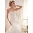 Fit And Flare Mermaid Sweetheart Tulle Lace Beaded Wedding Dress With Pearls Crystal