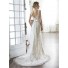 Mermaid Sweetheart Open Back Lace Strap Wedding Dress With Crystals Sash