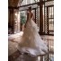 Romantic Wedding Dress Low Back With Organza Ruffles